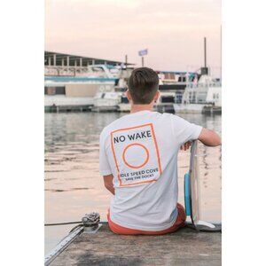 Dock No Wake Zone Unisex Outdoor Boating Fishing Casual Short Sleeve T-Shirt 2X